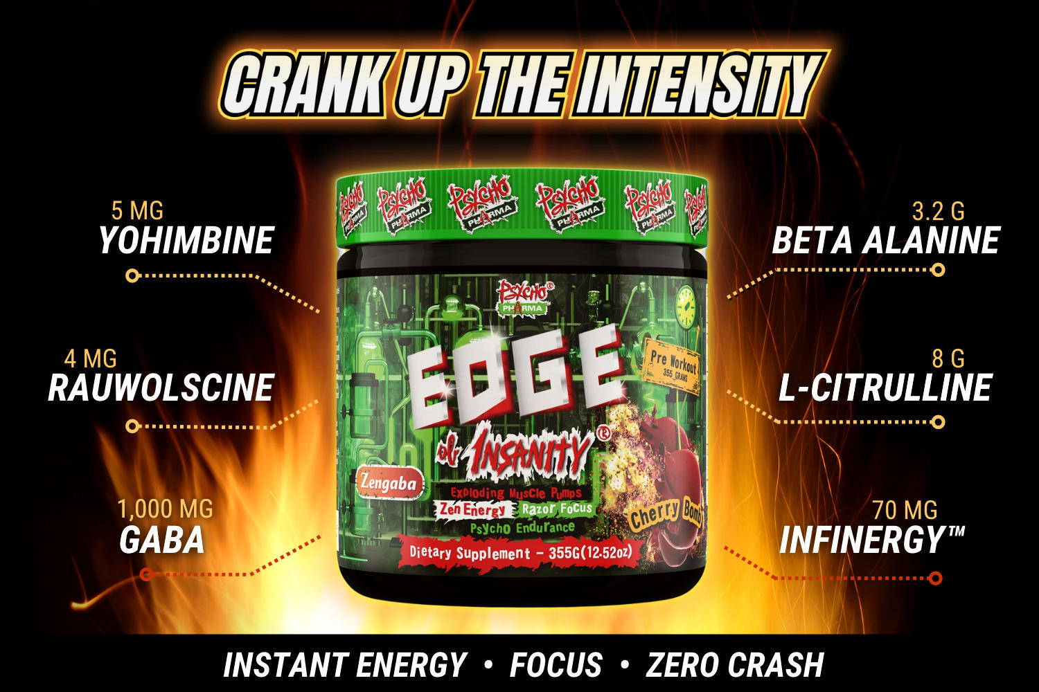 The Best PreWorkout of 2022 Edge of Insanity Psycho Pharma